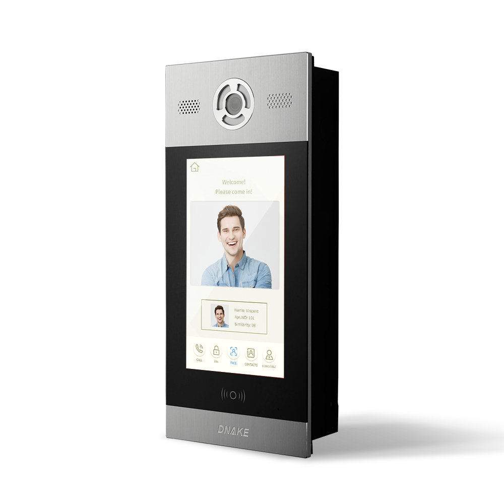 &raquo; Video Door Intercom – 10.1” Facial Recognition Android Doorphone – DNAKE Featured Image