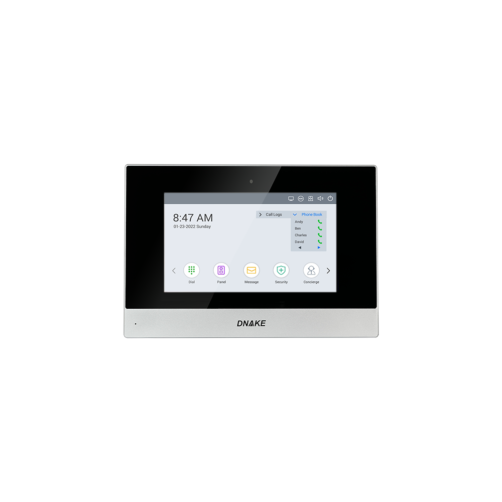 Professional China 2-Wire Intercom System –
7-inch Indoor Monitor (2-wire Version) – DNAKE