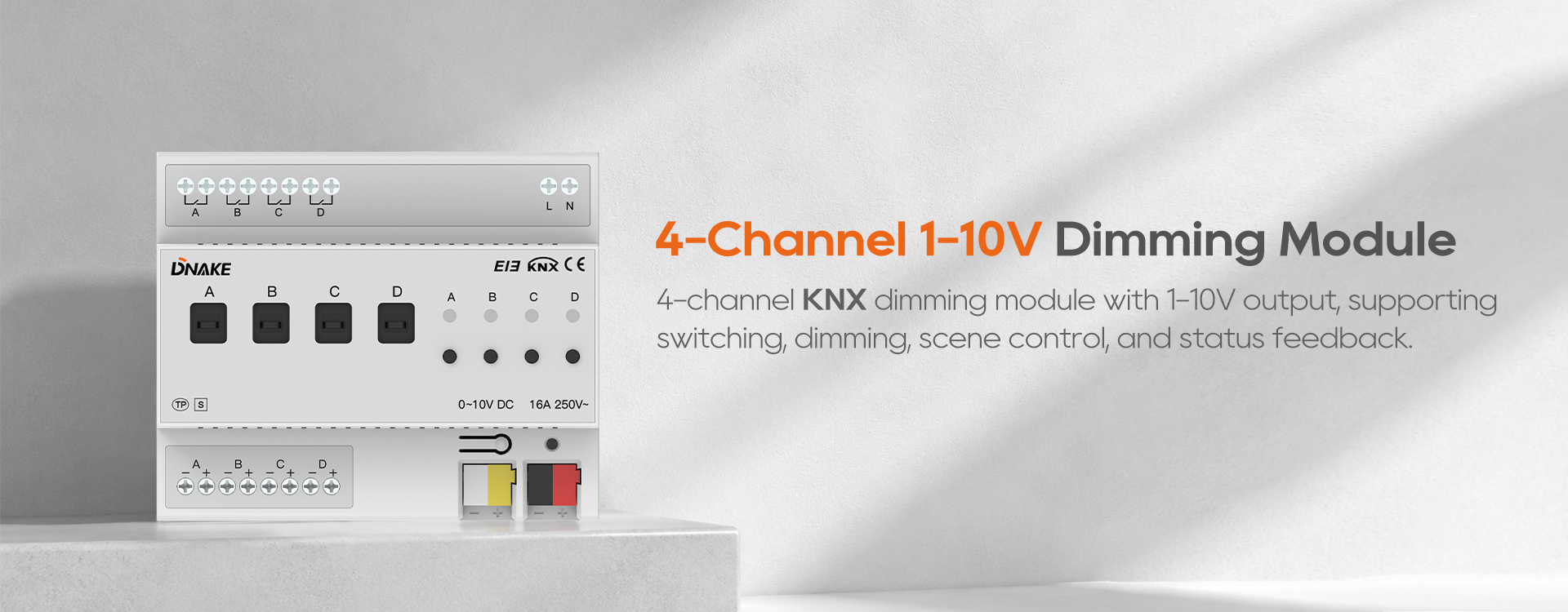 4-Channel 0-10V Dimming Module Detail
