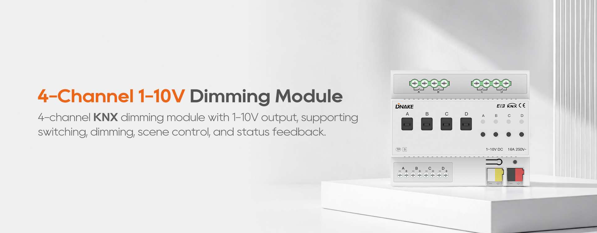 4-Channel 1-10V Dimming Module Detail