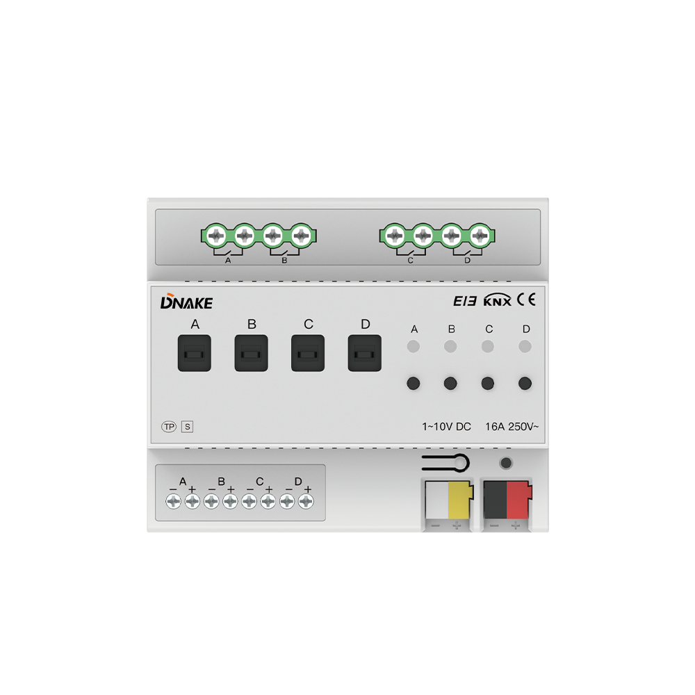4-Channel 1-10V Dimming Module