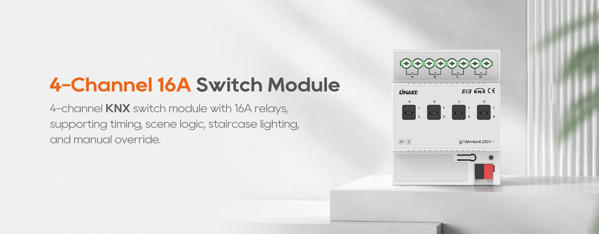 4-Channel 16A Switch Module Detail