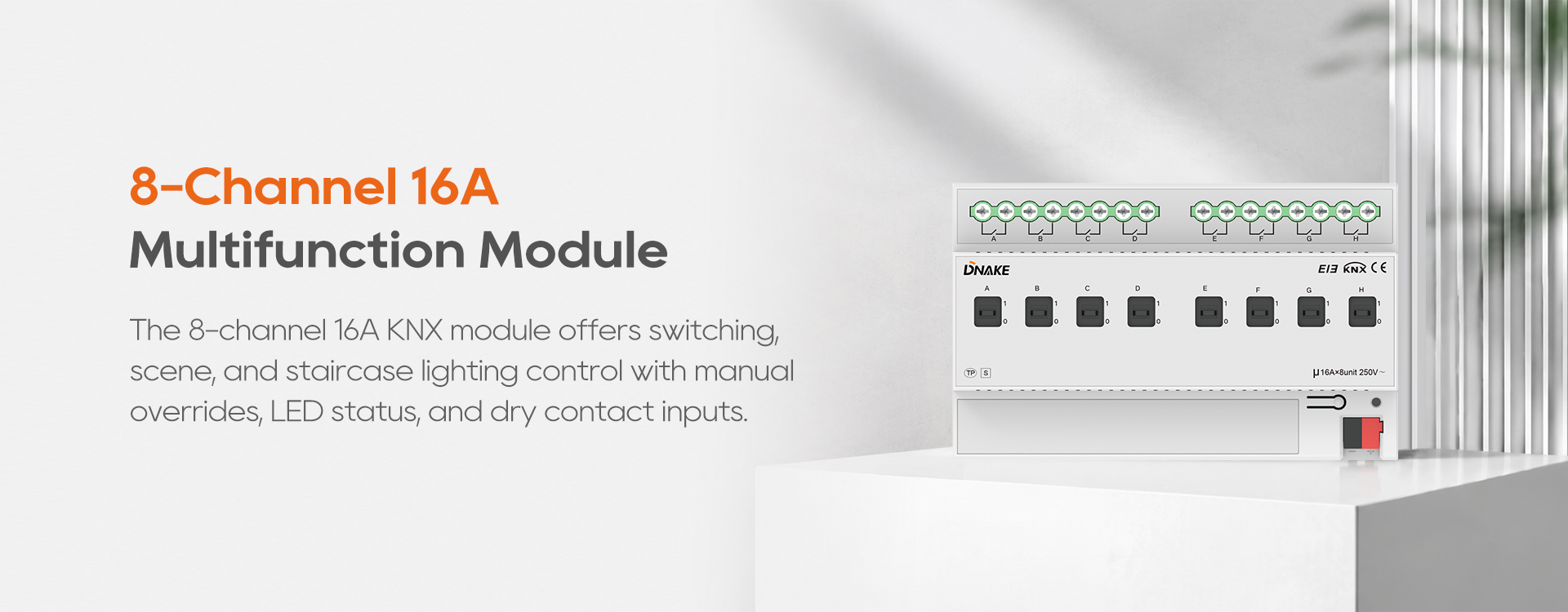 8-Channel 16A Multifunction Module Detail
