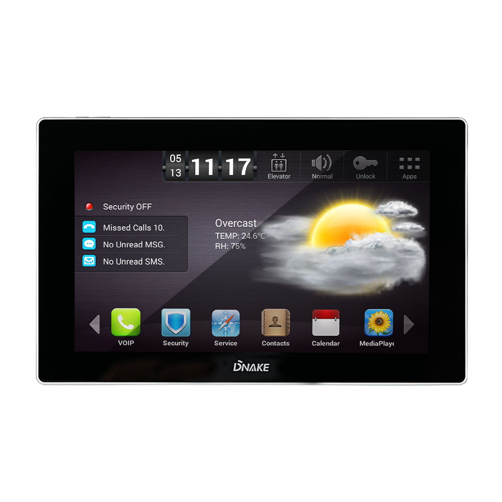 Villa Intercom –
10.1” Android Indoor Monitor – DNAKE