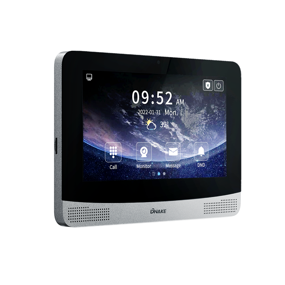 Wire Intercom –
 7” Android 10 Indoor Monitor – DNAKE Featured Image