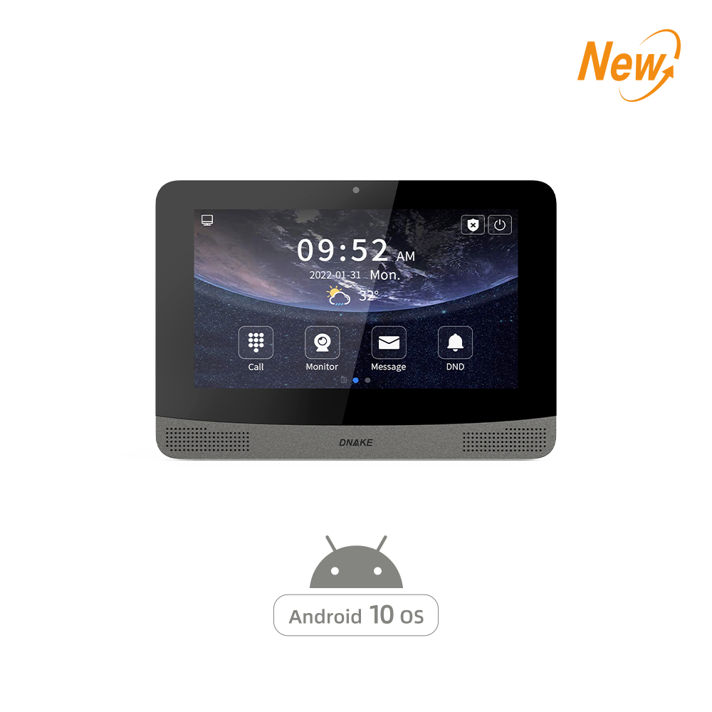 Intercom Service –
7” Android 10 Indoor Monitor – DNAKE