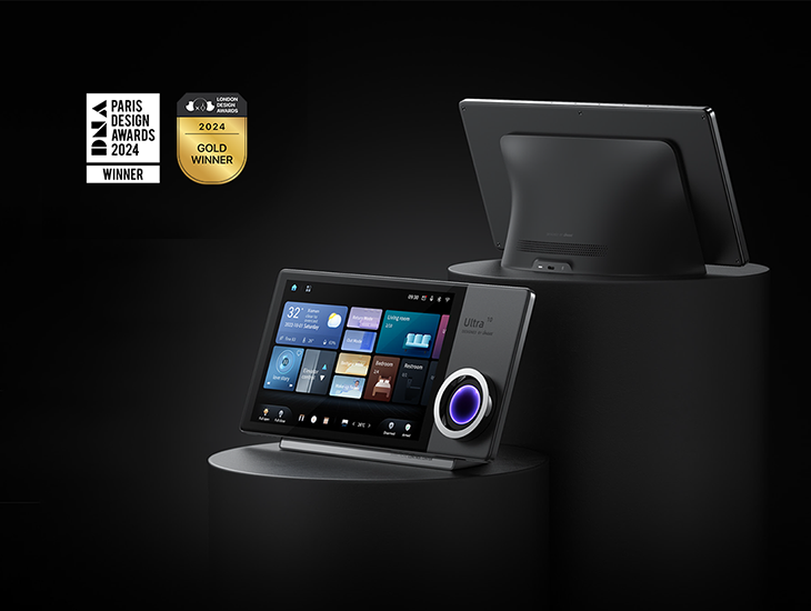 DNAKE 10-inch Smart Home Control Screen ULTRA Wins Double International Awards