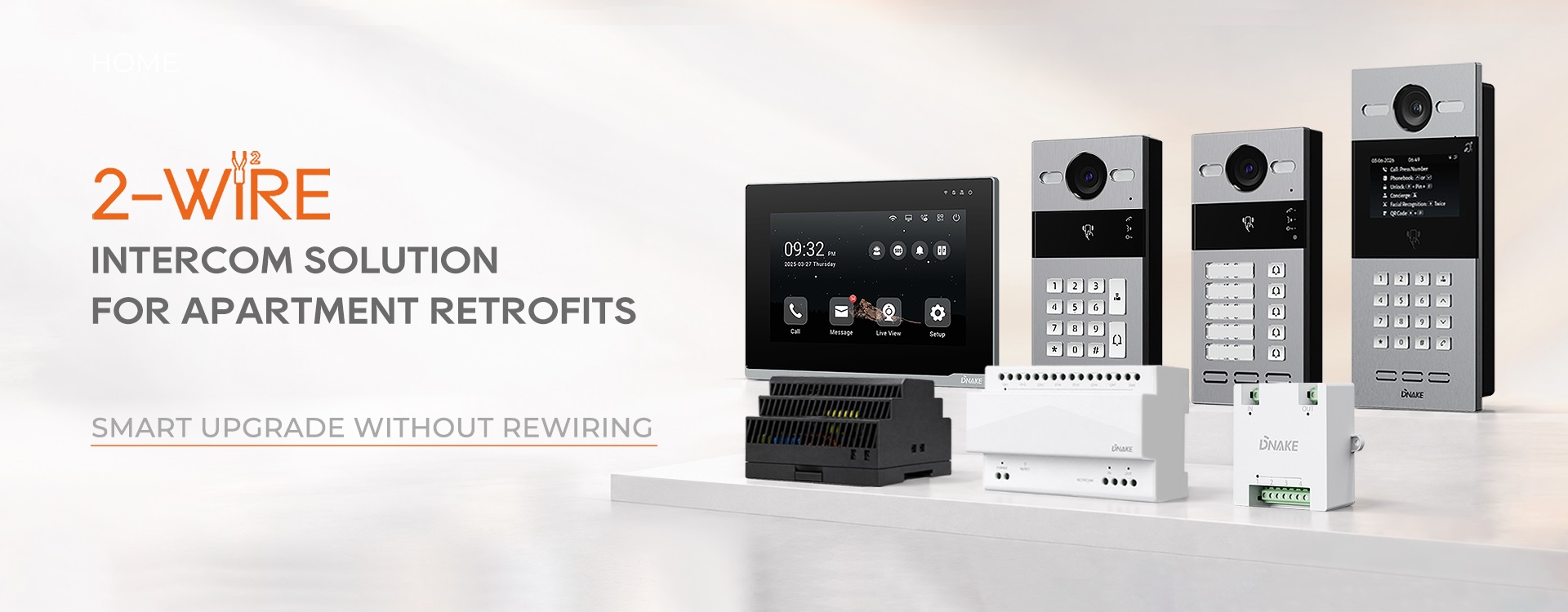DNAKE 2-Wire Intercom Banner-Homepage