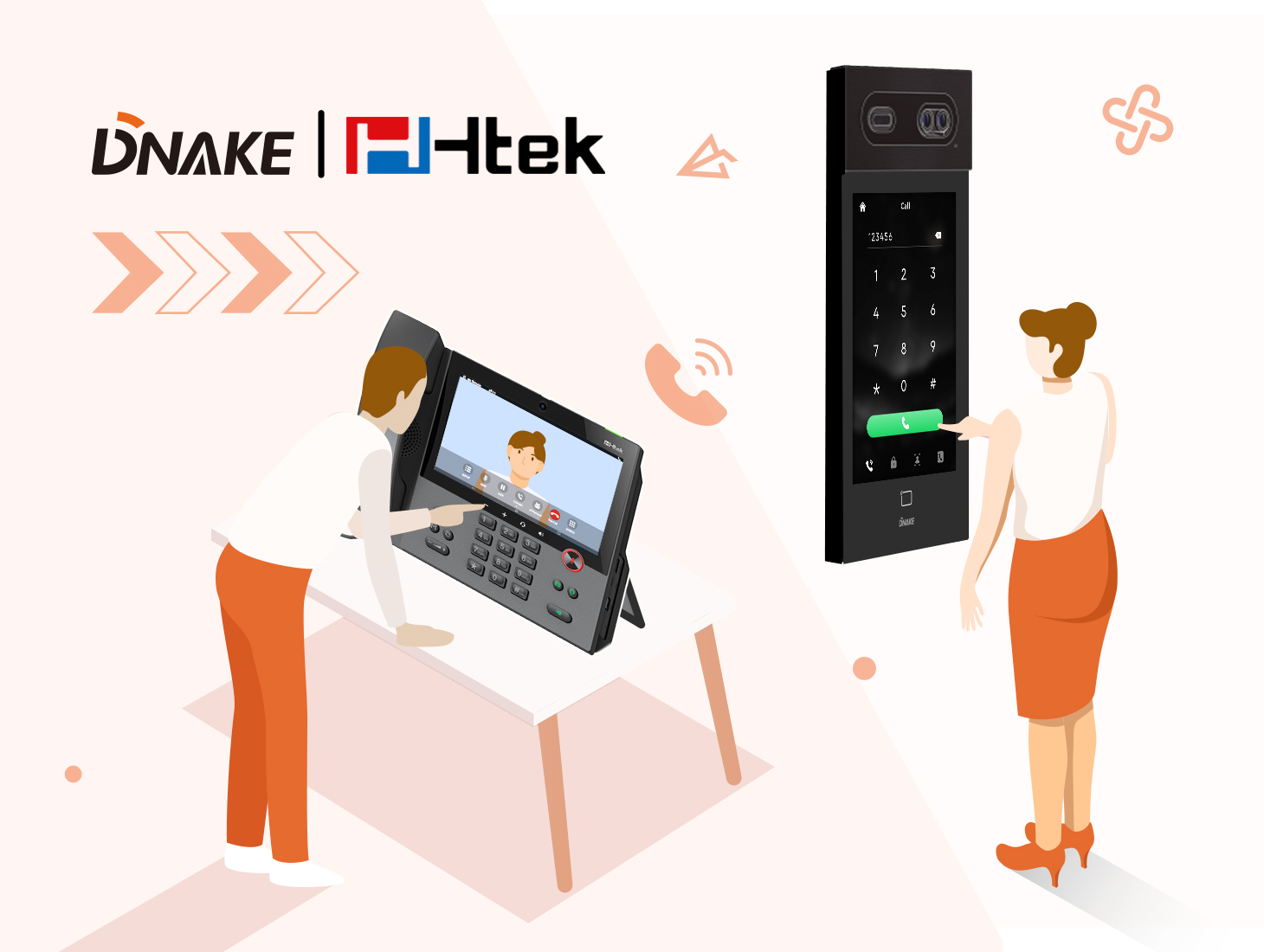 DNAKE IP Video Intercom is Now Compatible with Htek IP Phone
