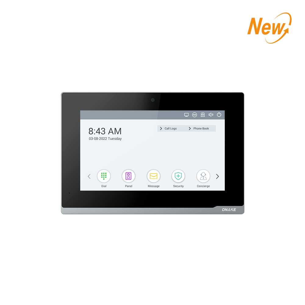 Audio Intercom –
7” Linux-based Indoor Monitor – DNAKE