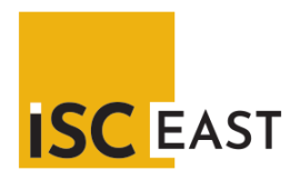 ISC East logotipas