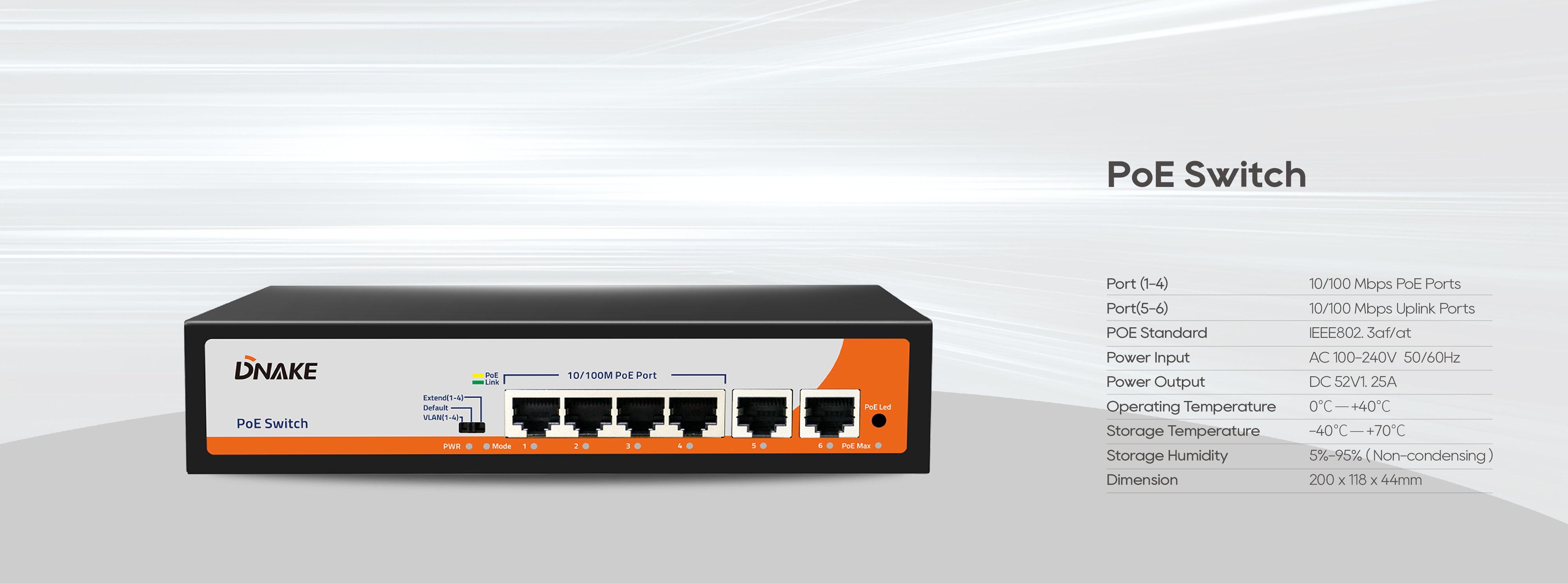 PoE Switch Detail